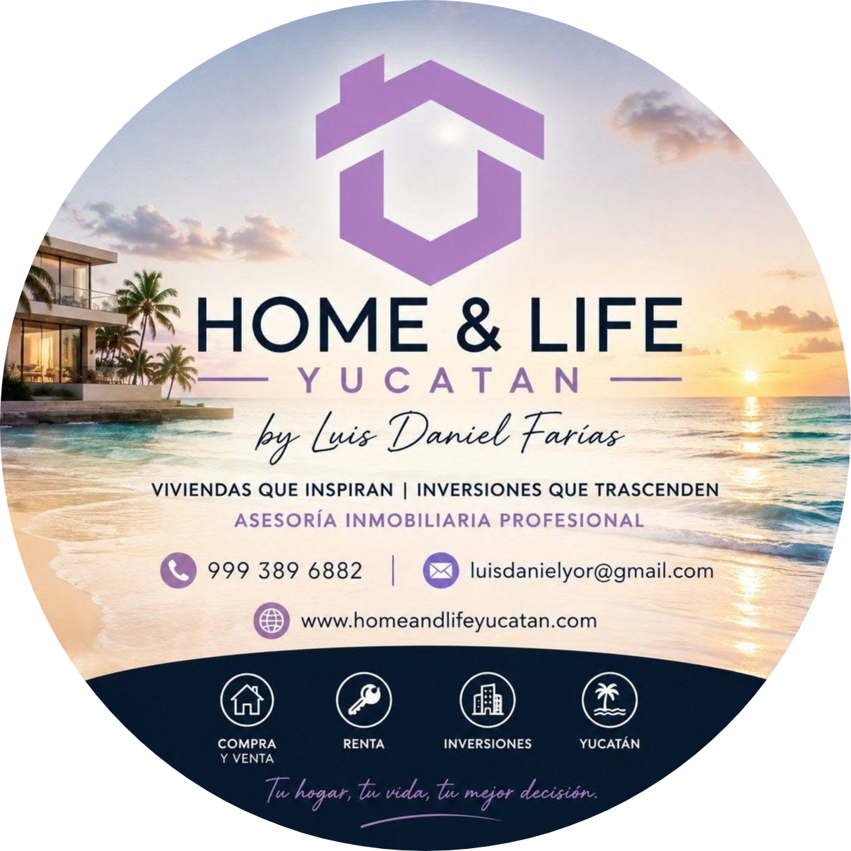 Home & Life Yucatán — asesoría inmobiliaria profesional